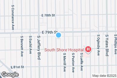 Map image of the property - 7923 S Clyde Ave