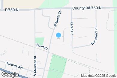 Map image of the property - 169 Meadows Ct