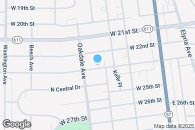 Map image of the property - 410 W 23rd St