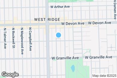 Map image of the property - 6305 N Claremont Ave
