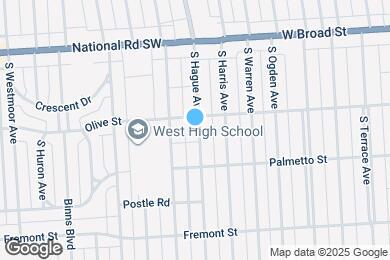 Map image of the property - 137 S Hague Ave