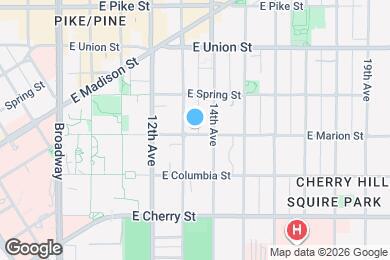 Map image of the property - 1308 E Marion St