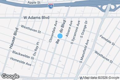 Map image of the property - 2700 S Redondo Blvd