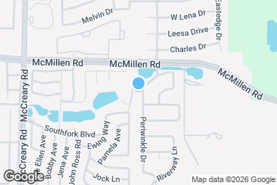 Map image of the property - 1325 Periwinkle Dr
