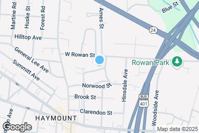 Map image of the property - 1004 Belmont Ave