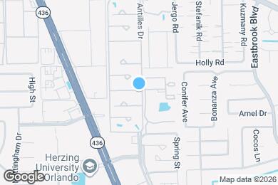 Map image of the property - 2399 Antilles Dr