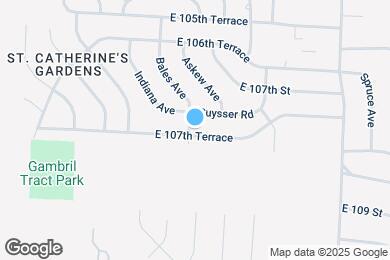 Map image of the property - 10717 Bales Ave
