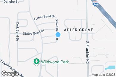 Map image of the property - 3423 Grove Berry Ln