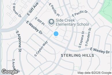 Map image of the property - 19229 E Caspian Pl