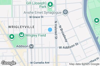Map image of the property - 826 W Waveland Ave