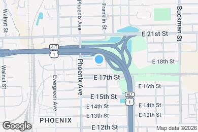 Map image of the property - 1163 E 18th St