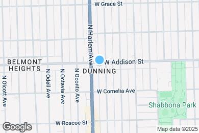 Map image of the property - 7177 W Addison St