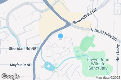 Map image of the property - The Legacy at Druid Hills