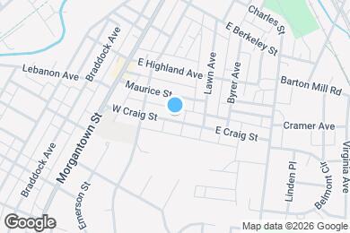 Map image of the property - 36 W Craig St