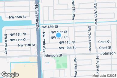 Map image of the property - 7870 NW 11th Ct