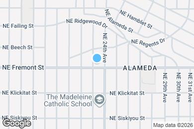 Map image of the property - 3512 NE 23rd Ave