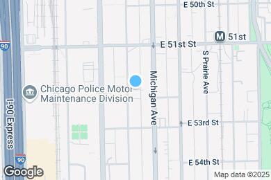 Map image of the property - 5203 S Wabash Ave