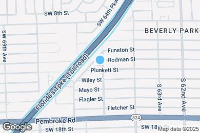 Map image of the property - 6501 Plunkett St