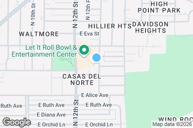 Map image of the property - 8902 N 13th St