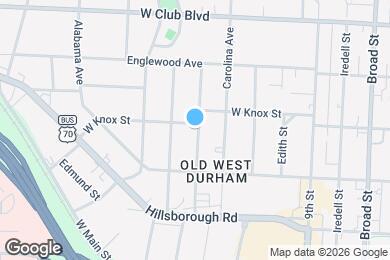 Map image of the property - 2401 W Knox St