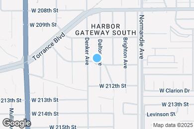 Map image of the property - 21105 Dalton Ave