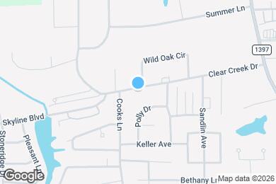 Map image of the property - 3113 Clear Creek Dr