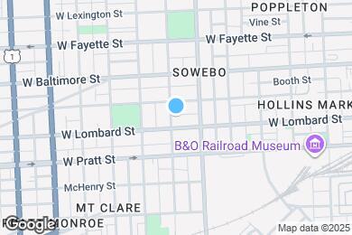 Map image of the property - 33 S Calhoun St