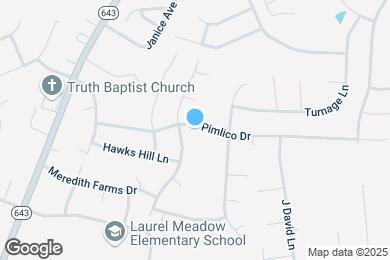 Map image of the property - 6965 Pimlico Dr
