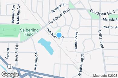 Map image of the property - 1384 Pondview Ave