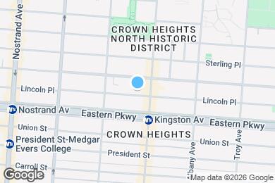 Map image of the property - 1015 Lincoln Pl