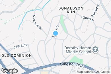 Map image of the property - 2409 N Upton St