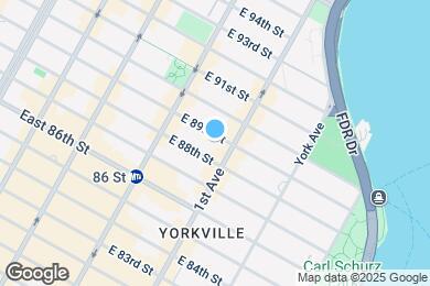 Map image of the property - 350 E 89th St