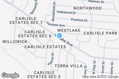 Map image of the property - 748 W Lake Ave
