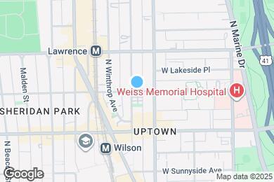 Map image of the property - 1032 W Leland Ave