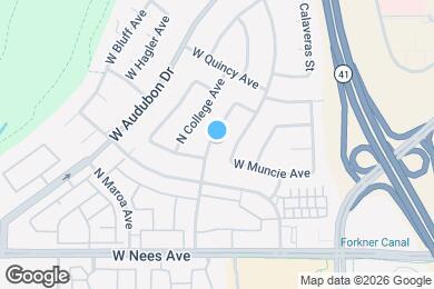 Map image of the property - 8226 N Poplar Ave