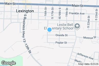 Map image of the property - 1604 Oneida St
