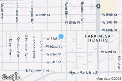 Map image of the property - 3616 W 61st St