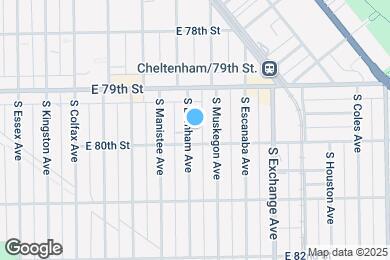 Map image of the property - 7947 S Burnham Ave