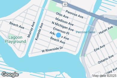 Map image of the property - 1531 Beach Ave