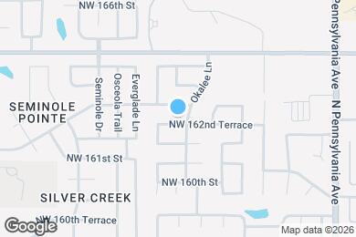 Map image of the property - 2405 NW 162nd Ter