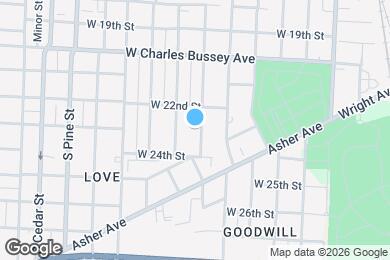 Map image of the property - 2220 S Martin St