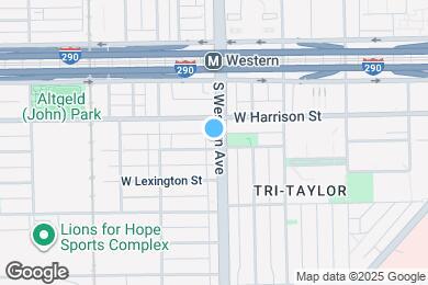 Map image of the property - 2406 W Flournoy St