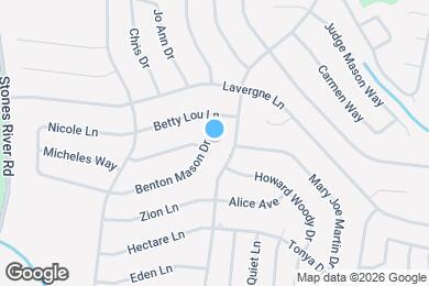 Map image of the property - 1109 Benton Mason Dr