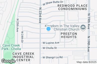 Map image of the property - 2226 W Sierra St