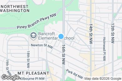 Map image of the property - 3500 16th St NW