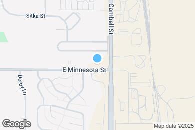 Map image of the property - Boulder Creek Apartments