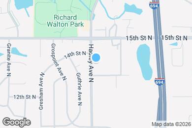 Map image of the property - 1347 Hadley Ave N