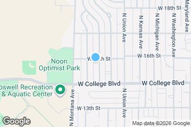 Map image of the property - 1516 N Ohio Ave
