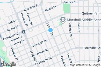 Map image of the property - 2115 Fulton St