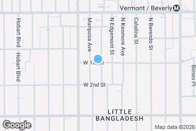 Map image of the property - 3900 W 1st St